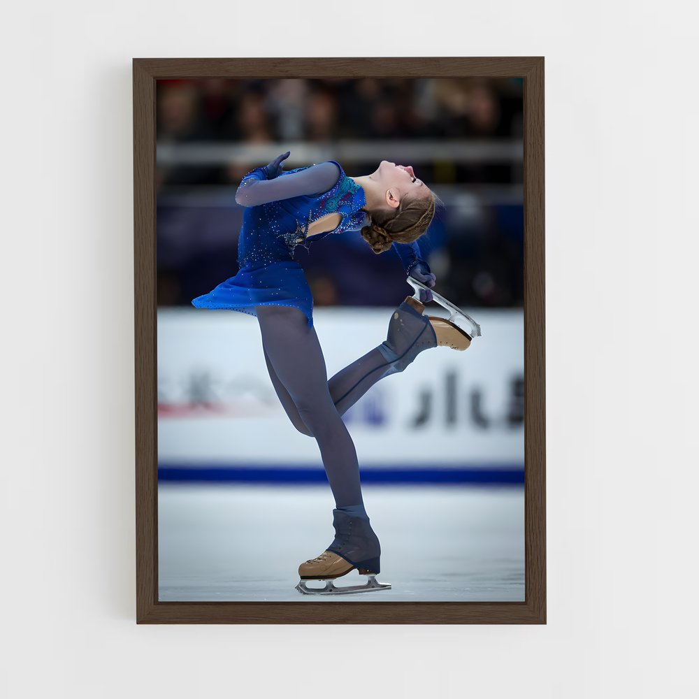 Poster Étoile Glacée – affiche Patinage artistique (vue 5)